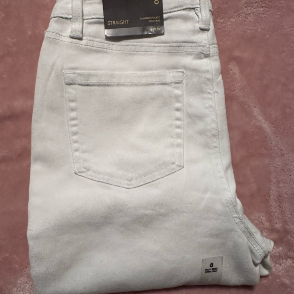 Style & Co. Women's Straight Leg Jeans - White
